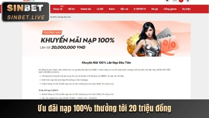 Ưu đãi chào mừng thành viên mới Win 99